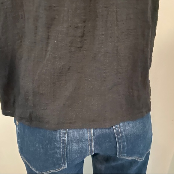 Entro Tank Top sleeveless geometric boho print cotton orange blue black large - Picture 5 of 7